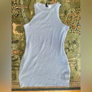 Sweater dress baby blue